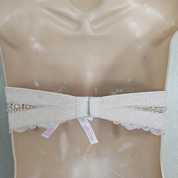 Pink Victoria Secret Date Plunge Push Up Multi Way Light Pink Bra Size Women 32C - Picture 5 of 11